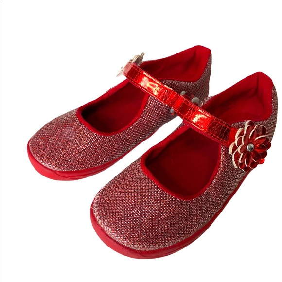 stride rite red mary janes